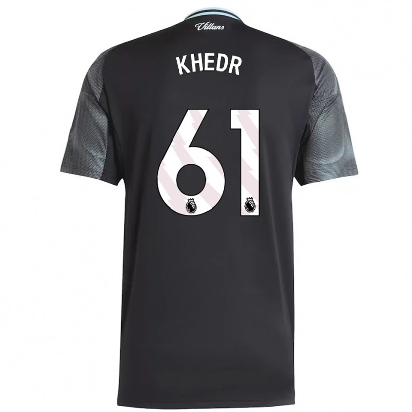 Danxen Herren Omar Khedr #61 Schwarz Himmelblau Auswärtstrikot Trikot 2025/26 T-Shirt Österreich