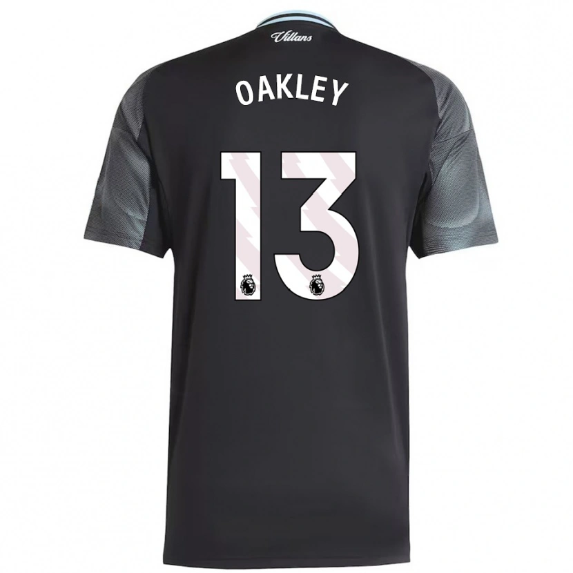 Danxen Herren Rhys Oakley #13 Schwarz Himmelblau Auswärtstrikot Trikot 2025/26 T-Shirt Österreich