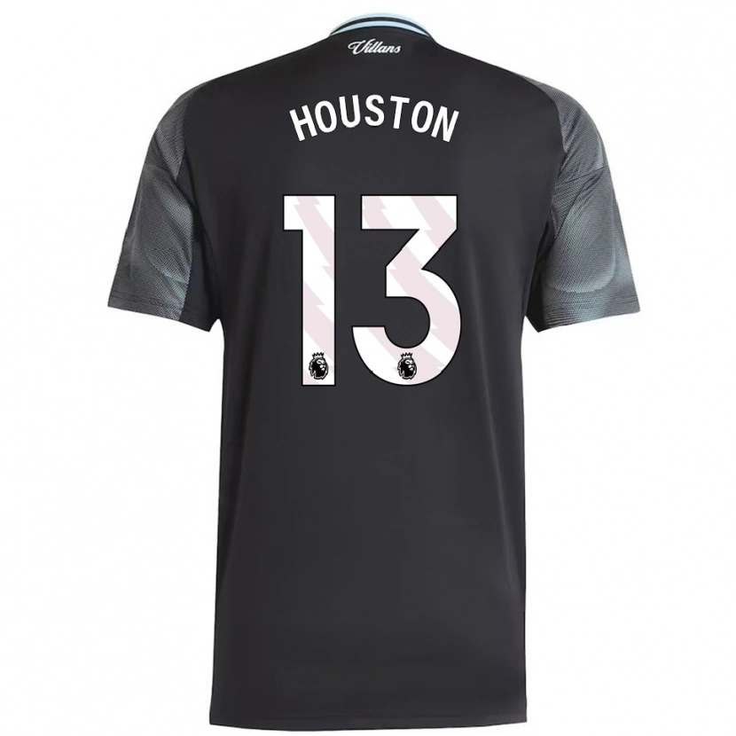 Danxen Herren Theo Houston #13 Schwarz Himmelblau Auswärtstrikot Trikot 2025/26 T-Shirt Österreich