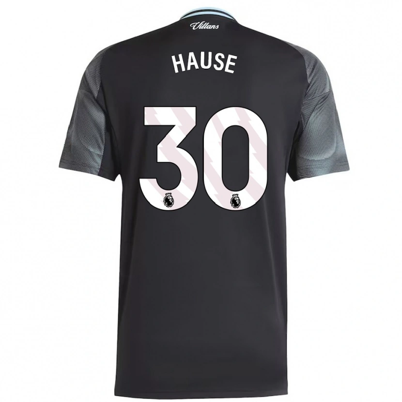 Danxen Herren Kortney Hause #30 Schwarz Himmelblau Auswärtstrikot Trikot 2025/26 T-Shirt Österreich