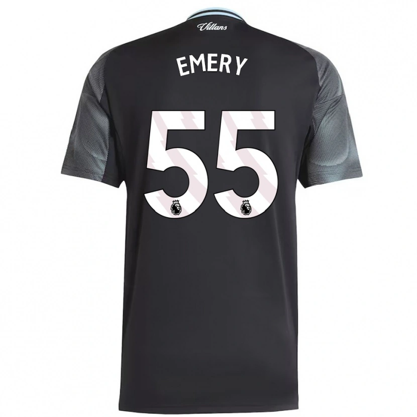 Danxen Herren Lander Emery #55 Schwarz Himmelblau Auswärtstrikot Trikot 2025/26 T-Shirt Österreich