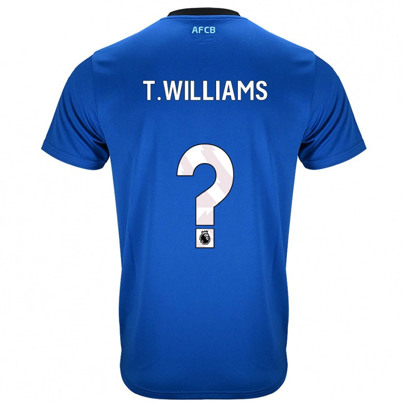 Danxen Herren Toure Williams #0 Blau Schwarz Auswärtstrikot Trikot 2025/26 T-Shirt Österreich