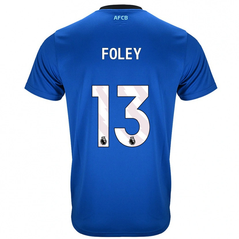 Danxen Herren Erin Foley #13 Blau Schwarz Auswärtstrikot Trikot 2025/26 T-Shirt Österreich