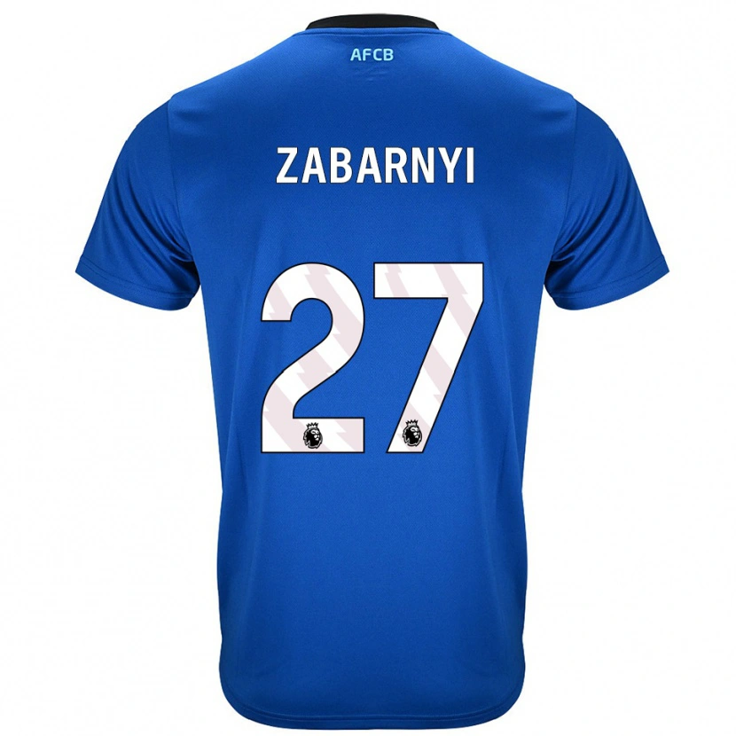 Danxen Herren Ilya Zabarnyi #27 Blau Schwarz Auswärtstrikot Trikot 2025/26 T-Shirt Österreich