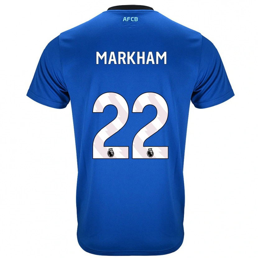 Danxen Herren Jenna Markham #22 Blau Schwarz Auswärtstrikot Trikot 2025/26 T-Shirt Österreich