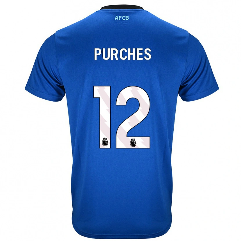 Danxen Herren Ben Purches #12 Blau Schwarz Auswärtstrikot Trikot 2025/26 T-Shirt Österreich