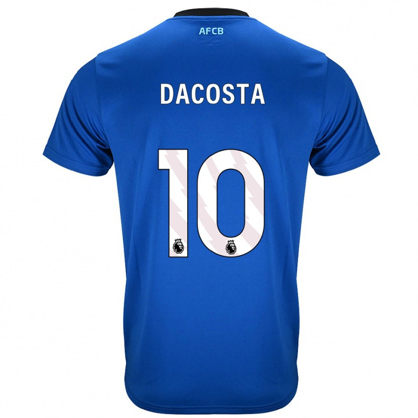 Danxen Herren Michael Dacosta #10 Blau Schwarz Auswärtstrikot Trikot 2025/26 T-Shirt Österreich