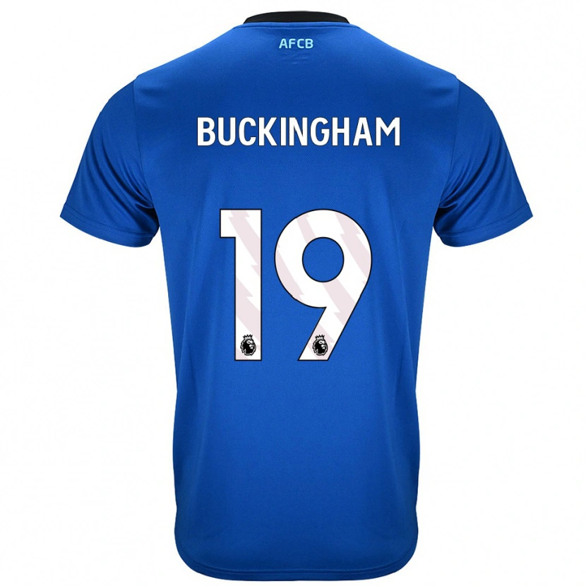 Danxen Herren Alisha Buckingham #19 Blau Schwarz Auswärtstrikot Trikot 2025/26 T-Shirt Österreich