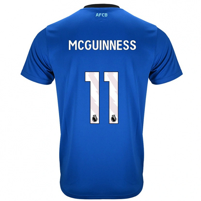 Danxen Herren Gemma Mcguinness #11 Blau Schwarz Auswärtstrikot Trikot 2025/26 T-Shirt Österreich