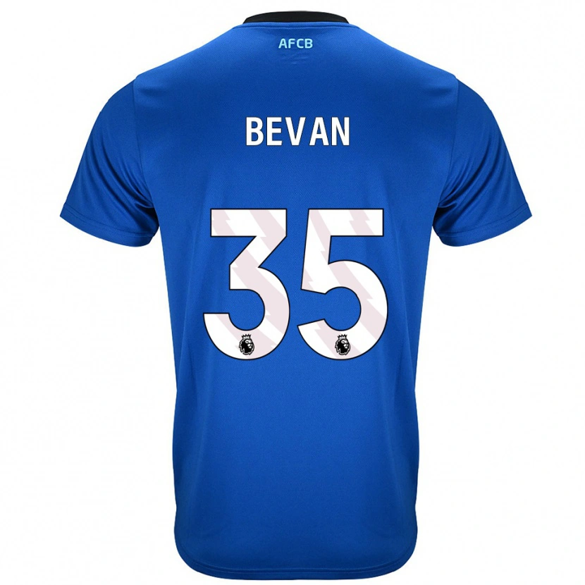 Danxen Herren Owen Bevan #35 Blau Schwarz Auswärtstrikot Trikot 2025/26 T-Shirt Österreich