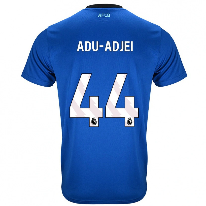 Danxen Herren Daniel Adu-Adjei #44 Blau Schwarz Auswärtstrikot Trikot 2025/26 T-Shirt Österreich