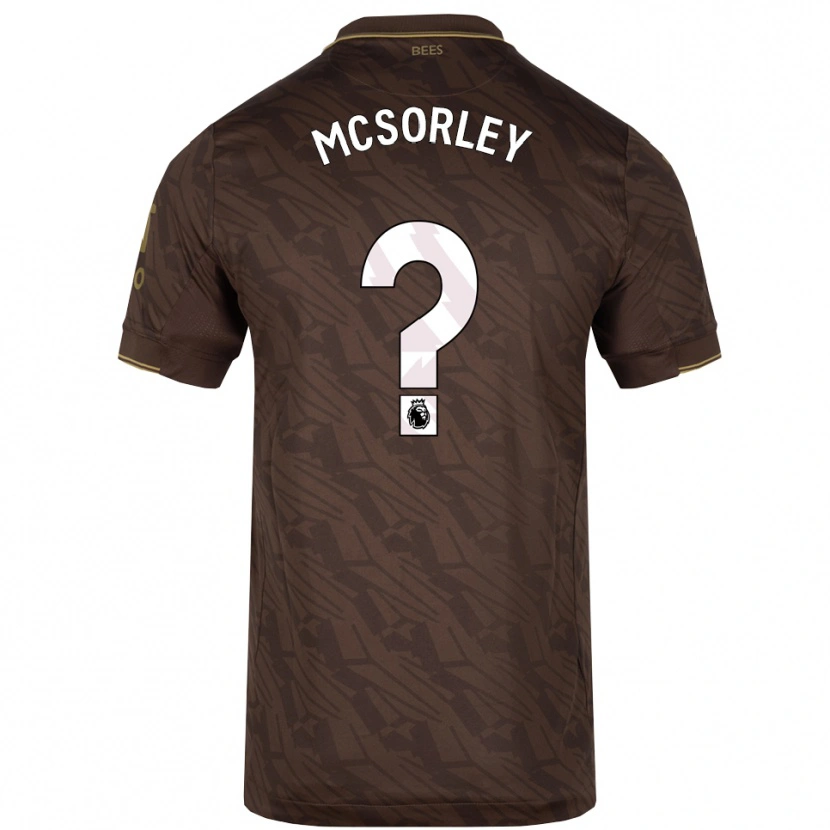 Danxen Herren Michael Mcsorley #0 Braun Gold Auswärtstrikot Trikot 2025/26 T-Shirt Österreich