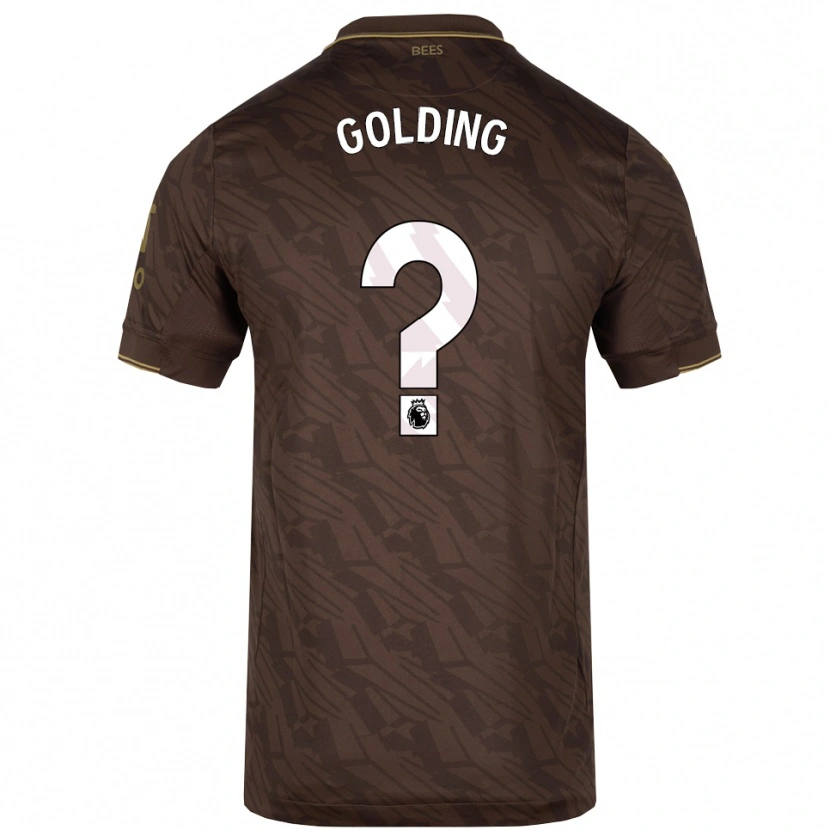 Danxen Herren Aidan Golding #0 Braun Gold Auswärtstrikot Trikot 2025/26 T-Shirt Österreich