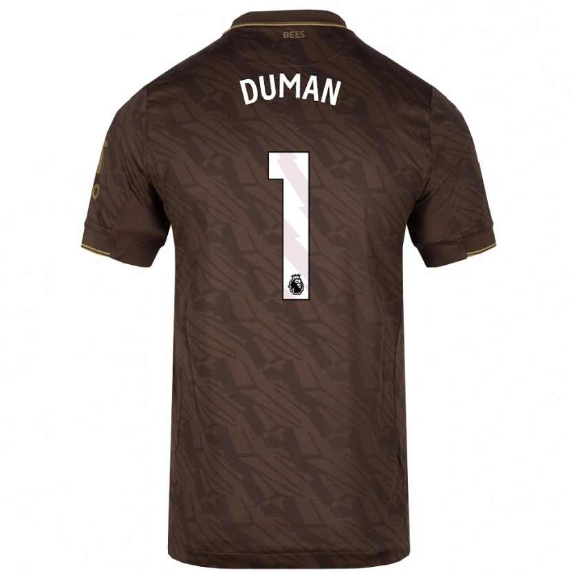 Danxen Herren Layla-Belle Duman #1 Braun Gold Auswärtstrikot Trikot 2025/26 T-Shirt Österreich