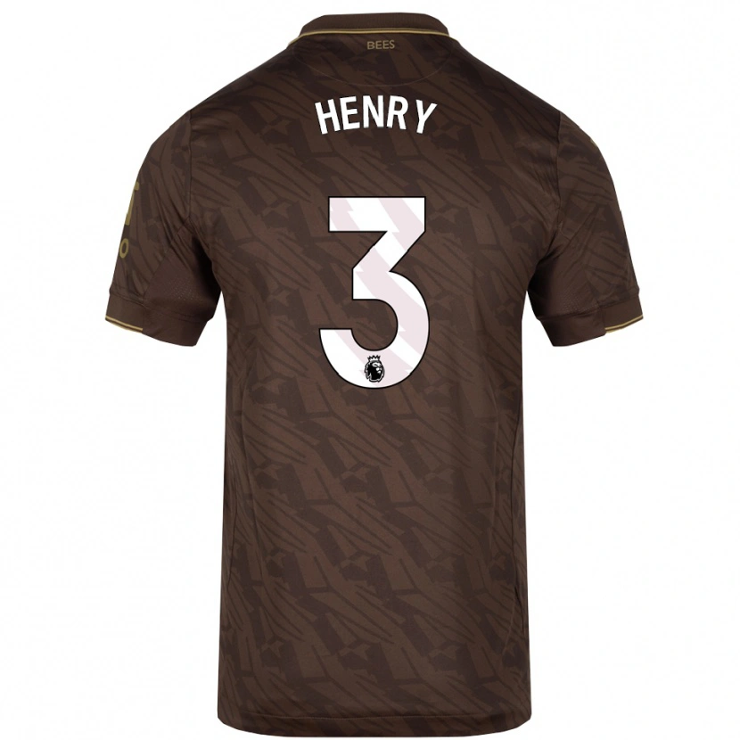 Danxen Herren Rico Henry #3 Braun Gold Auswärtstrikot Trikot 2025/26 T-Shirt Österreich