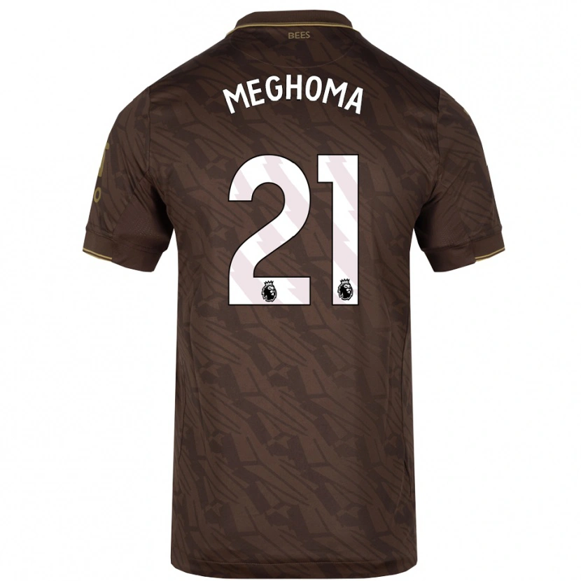 Danxen Herren Jayden Meghoma #21 Braun Gold Auswärtstrikot Trikot 2025/26 T-Shirt Österreich