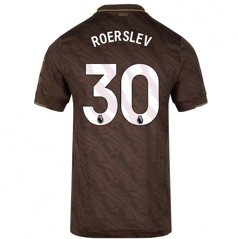 Danxen Herren Mads Roerslev #30 Braun Gold Auswärtstrikot Trikot 2025/26 T-Shirt Österreich