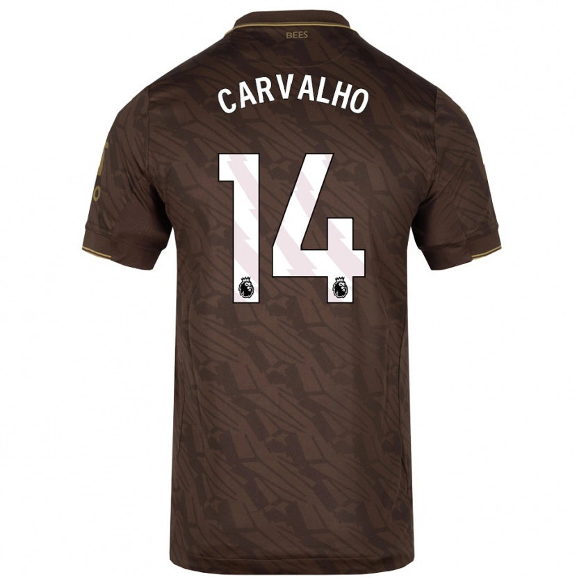 Danxen Herren Fábio Carvalho #14 Braun Gold Auswärtstrikot Trikot 2025/26 T-Shirt Österreich