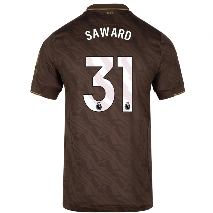 Danxen Herren Sammie Saward #31 Braun Gold Auswärtstrikot Trikot 2025/26 T-Shirt Österreich
