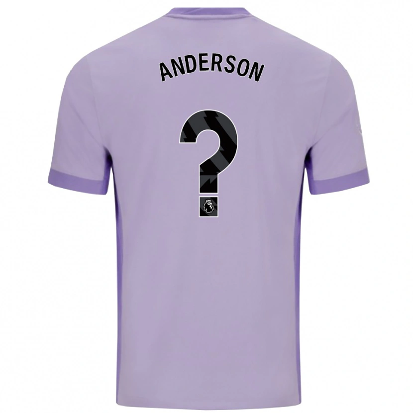 Danxen Herren Oliver Anderson #0 Taro Lila Weiß Auswärtstrikot Trikot 2025/26 T-Shirt Österreich