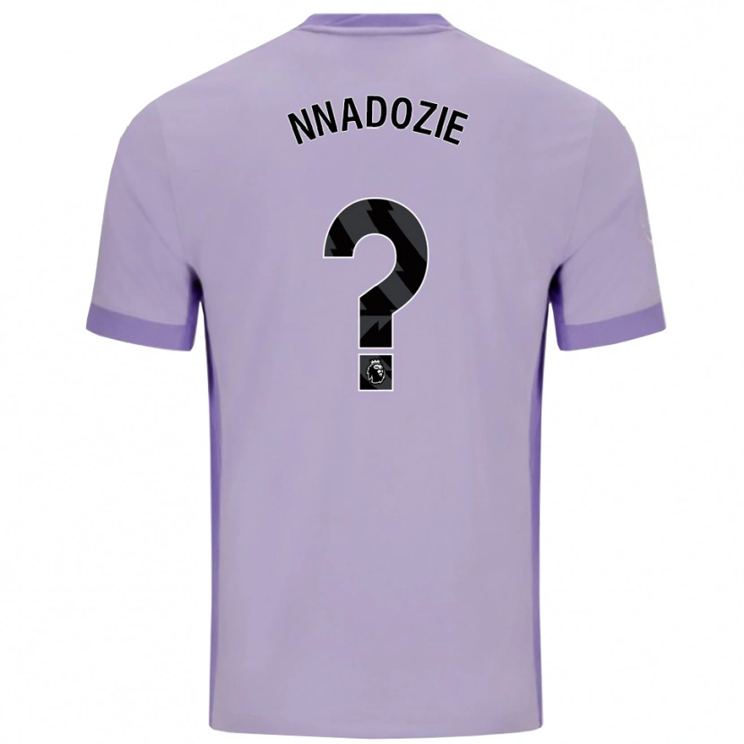 Danxen Herren Chiamaka Nnadozie #0 Taro Lila Weiß Auswärtstrikot Trikot 2025/26 T-Shirt Österreich