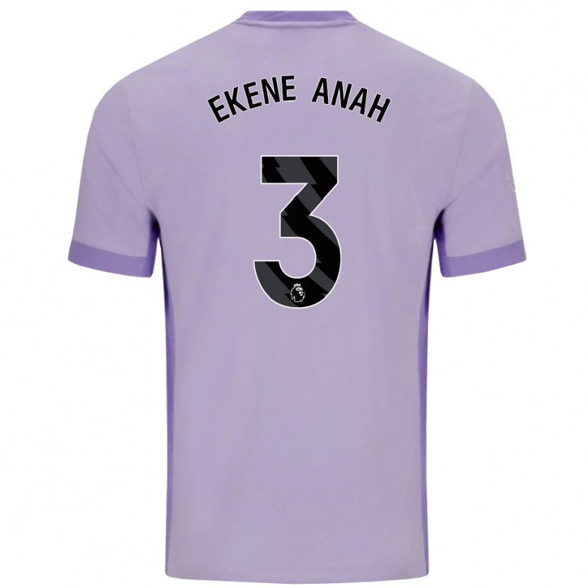 Danxen Herren Cristiano Ekene Anah #3 Taro Lila Weiß Auswärtstrikot Trikot 2025/26 T-Shirt Österreich