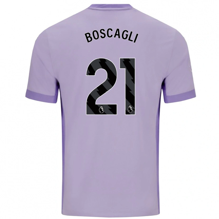 Danxen Herren Olivier Boscagli #21 Taro Lila Weiß Auswärtstrikot Trikot 2025/26 T-Shirt Österreich