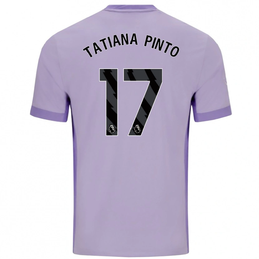 Danxen Herren Tatiana Vanessa Ferreira Pinto #17 Taro Lila Weiß Auswärtstrikot Trikot 2025/26 T-Shirt Österreich