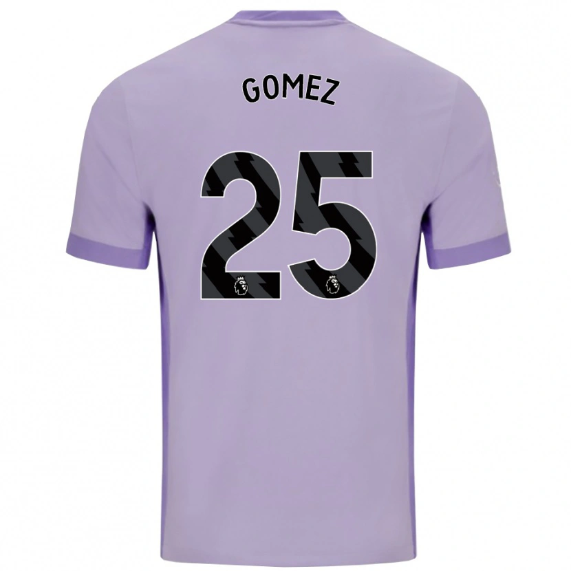 Danxen Herren Diego Gómez #25 Taro Lila Weiß Auswärtstrikot Trikot 2025/26 T-Shirt Österreich