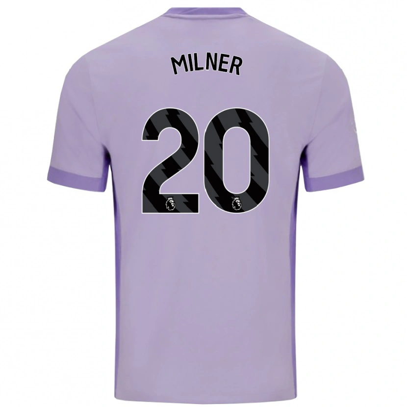Danxen Herren James Milner #20 Taro Lila Weiß Auswärtstrikot Trikot 2025/26 T-Shirt Österreich