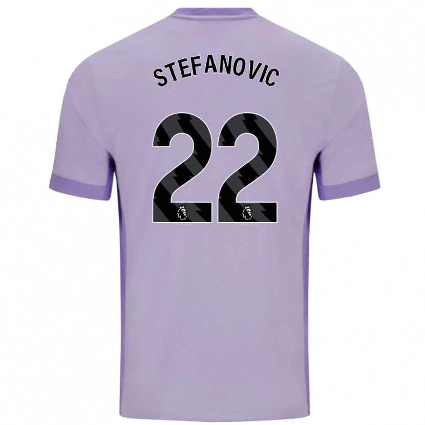 Danxen Herren Dejana Stefanović #22 Taro Lila Weiß Auswärtstrikot Trikot 2025/26 T-Shirt Österreich