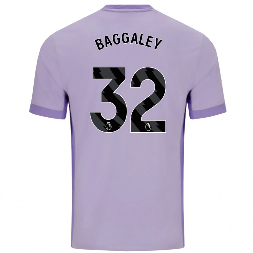 Danxen Herren Sophie Baggaley #32 Taro Lila Weiß Auswärtstrikot Trikot 2025/26 T-Shirt Österreich
