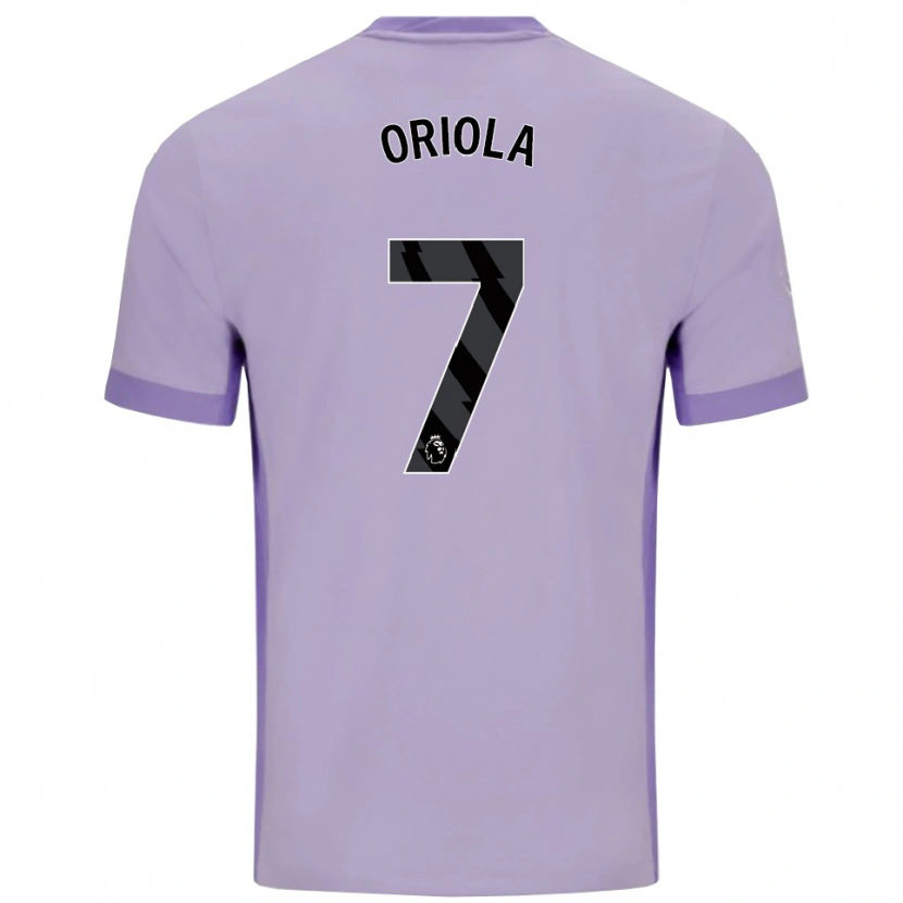 Danxen Herren Nehemiah Oriola #7 Taro Lila Weiß Auswärtstrikot Trikot 2025/26 T-Shirt Österreich