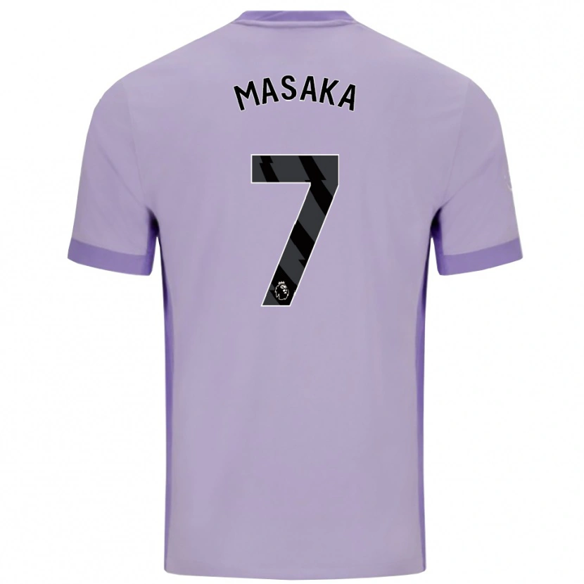 Danxen Herren Aisha Masaka #7 Taro Lila Weiß Auswärtstrikot Trikot 2025/26 T-Shirt Österreich