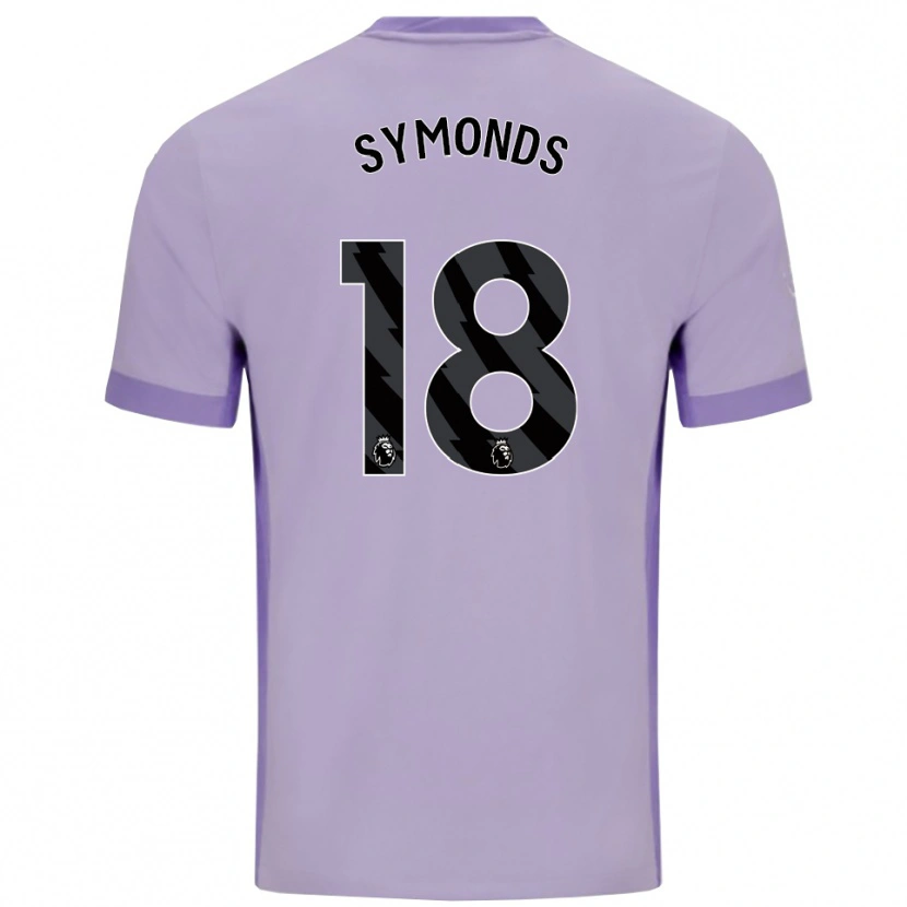 Danxen Herren Maisie Symonds #18 Taro Lila Weiß Auswärtstrikot Trikot 2025/26 T-Shirt Österreich