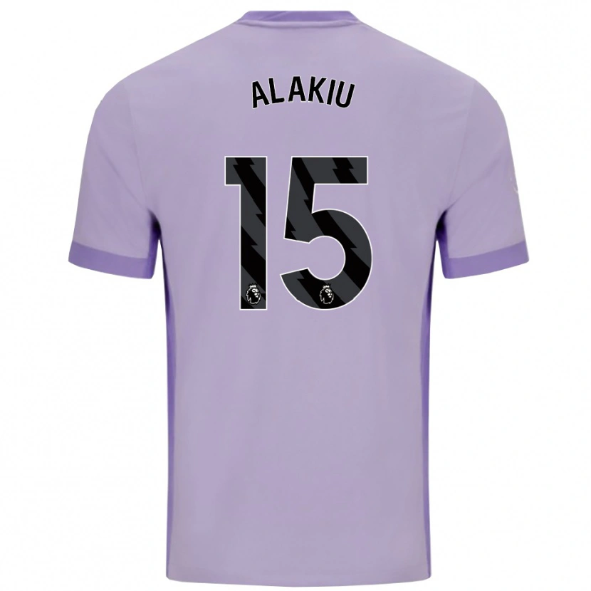 Danxen Herren Isaiah Alakiu #15 Taro Lila Weiß Auswärtstrikot Trikot 2025/26 T-Shirt Österreich
