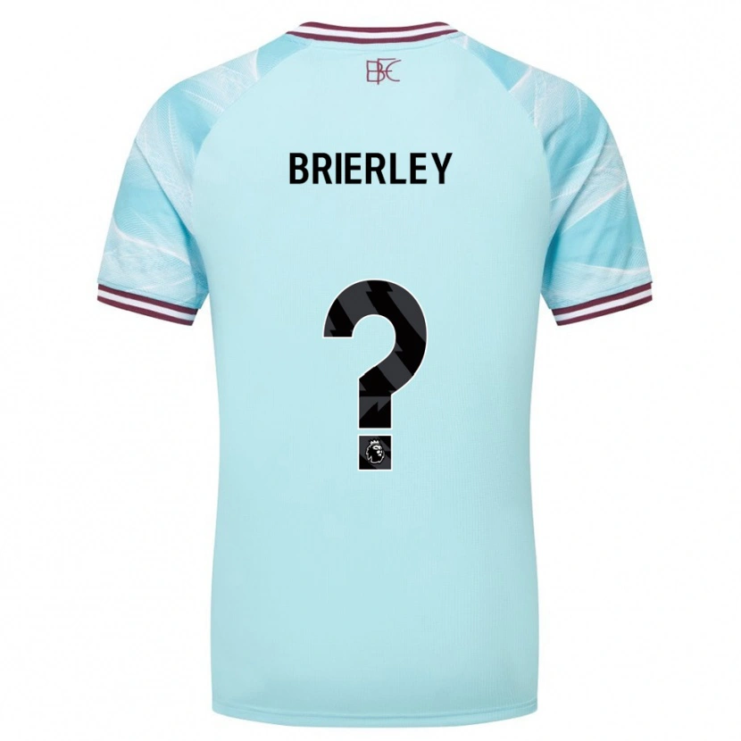 Danxen Herren George Brierley #0 Himmelblau Burgunderrot Auswärtstrikot Trikot 2025/26 T-Shirt Österreich