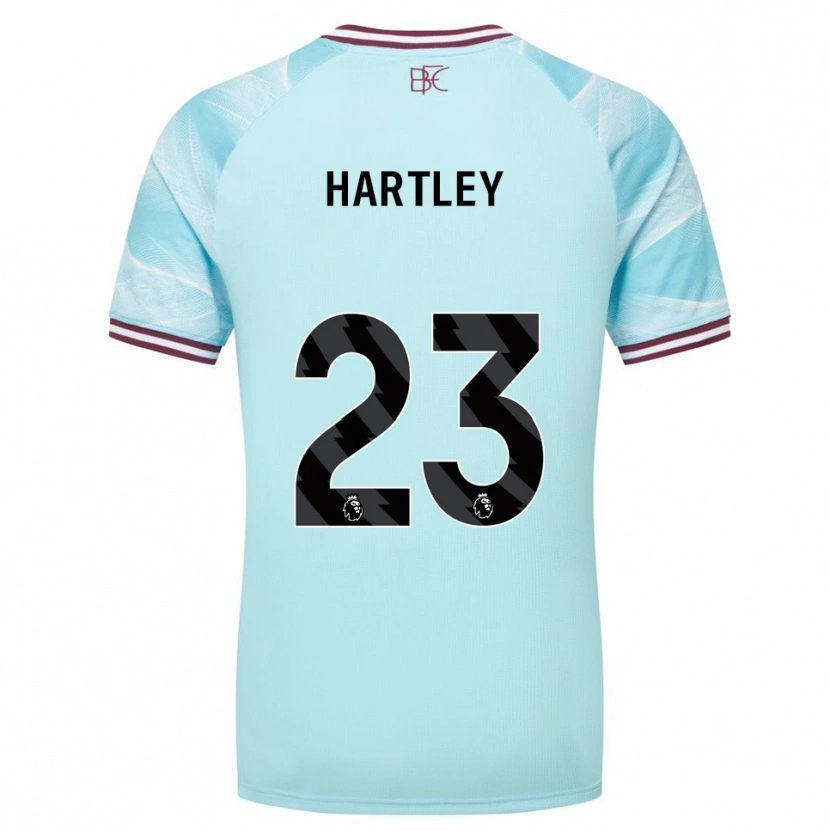 Danxen Herren Naomi Hartley #23 Himmelblau Burgunderrot Auswärtstrikot Trikot 2025/26 T-Shirt Österreich