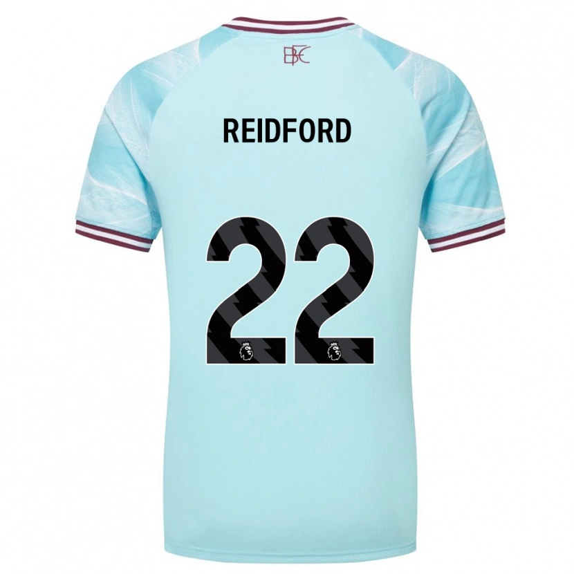 Danxen Herren Isabella Reidford #22 Himmelblau Burgunderrot Auswärtstrikot Trikot 2025/26 T-Shirt Österreich