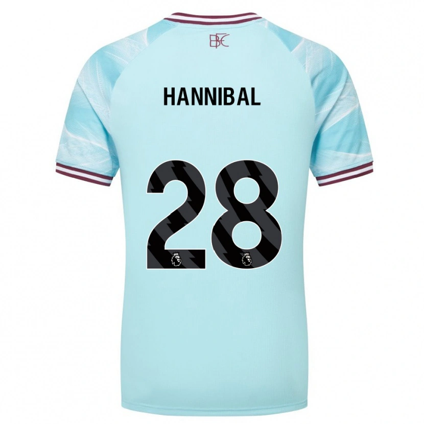 Danxen Herren Hannibal #28 Himmelblau Burgunderrot Auswärtstrikot Trikot 2025/26 T-Shirt Österreich