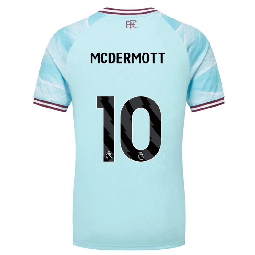 Danxen Herren Tommy Mcdermott #10 Himmelblau Burgunderrot Auswärtstrikot Trikot 2025/26 T-Shirt Österreich