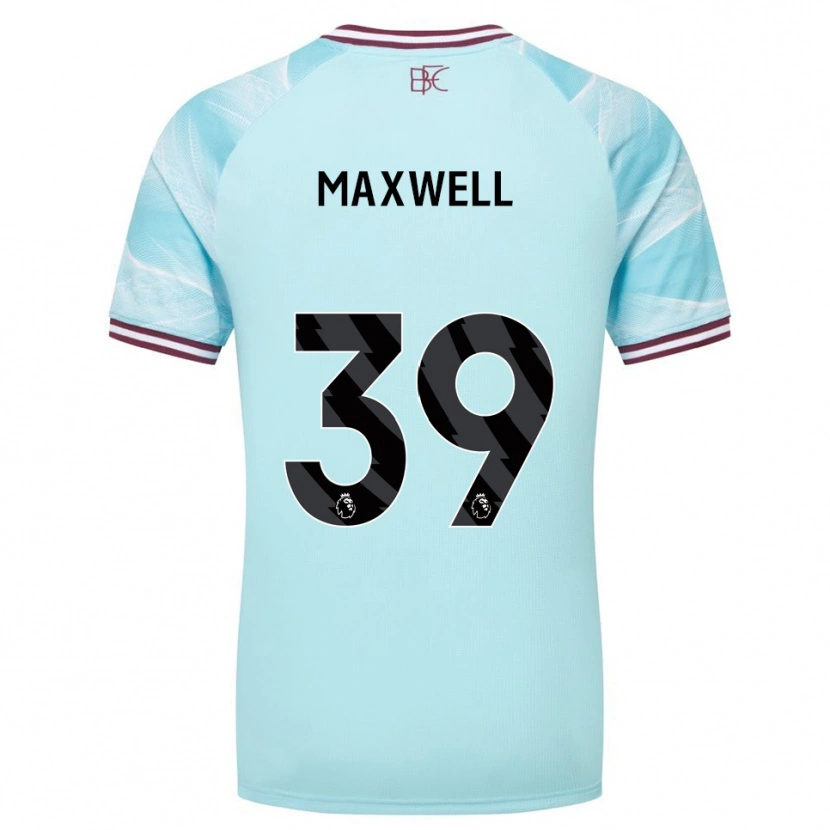 Danxen Herren Danielle Maxwell #39 Himmelblau Burgunderrot Auswärtstrikot Trikot 2025/26 T-Shirt Österreich
