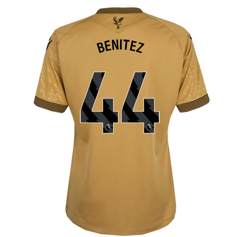 Danxen Herren Walter Benítez #44 Gold Schwarz Auswärtstrikot Trikot 2025/26 T-Shirt Österreich
