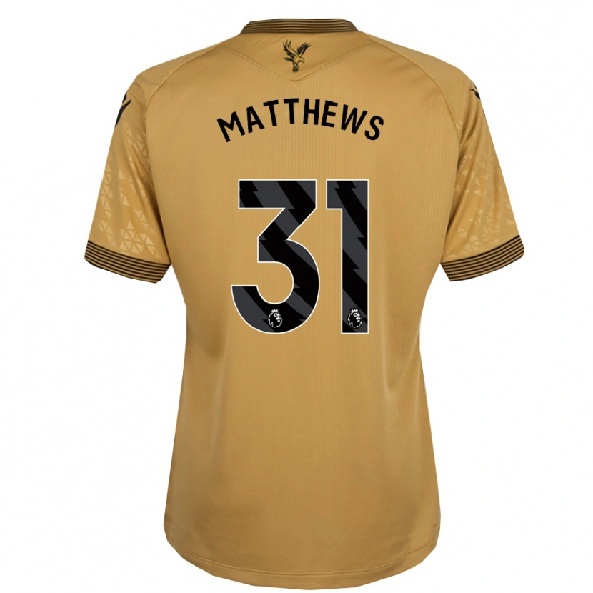 Danxen Herren Remi Matthews #31 Gold Schwarz Auswärtstrikot Trikot 2025/26 T-Shirt Österreich