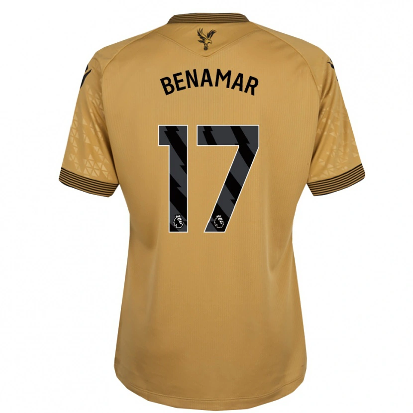 Danxen Herren Dean Benamar #17 Gold Schwarz Auswärtstrikot Trikot 2025/26 T-Shirt Österreich