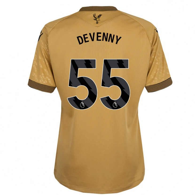 Danxen Herren Justin Devenny #55 Gold Schwarz Auswärtstrikot Trikot 2025/26 T-Shirt Österreich