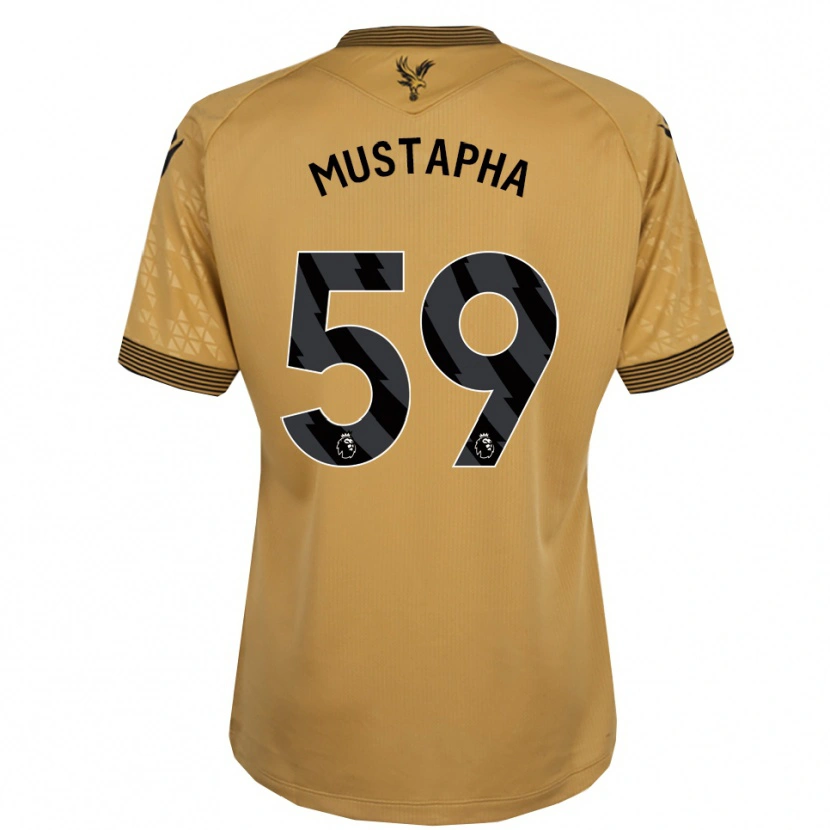 Danxen Herren Hindolo Mustapha #59 Gold Schwarz Auswärtstrikot Trikot 2025/26 T-Shirt Österreich