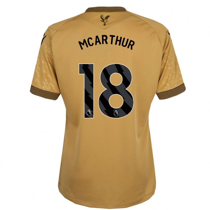 Danxen Herren James Mcarthur #18 Gold Schwarz Auswärtstrikot Trikot 2025/26 T-Shirt Österreich
