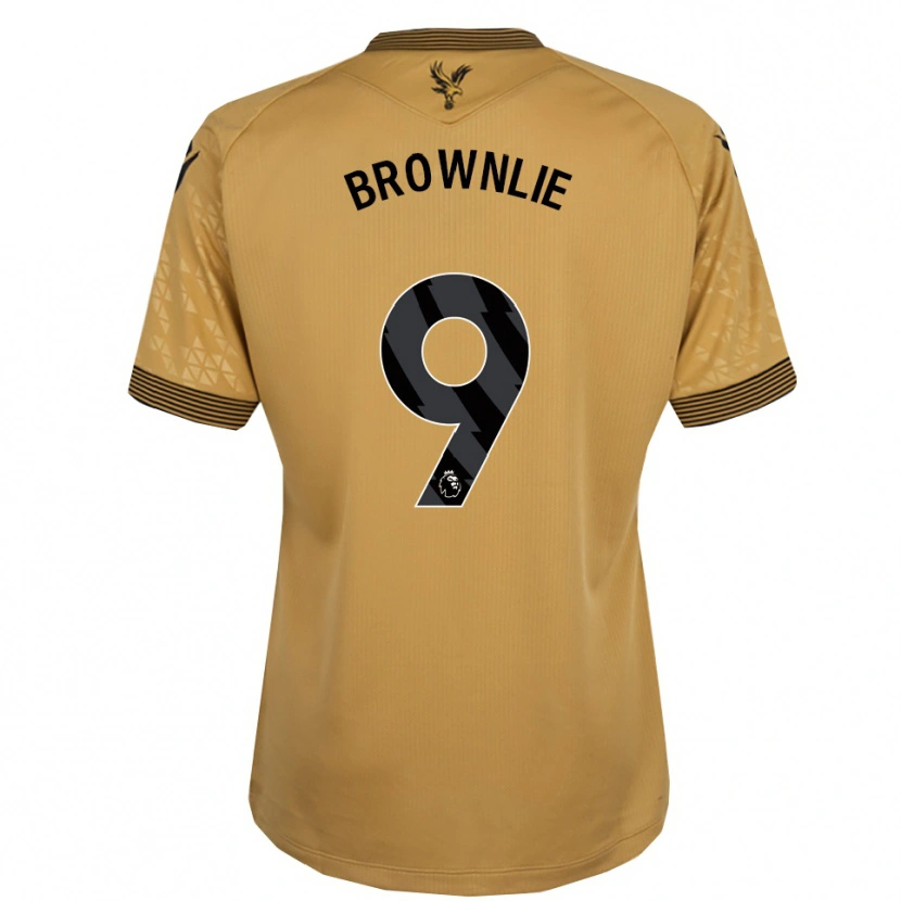 Danxen Herren Rylan Brownlie #9 Gold Schwarz Auswärtstrikot Trikot 2025/26 T-Shirt Österreich