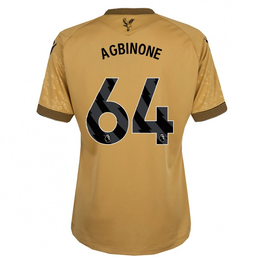 Danxen Herren Asher Agbinone #64 Gold Schwarz Auswärtstrikot Trikot 2025/26 T-Shirt Österreich